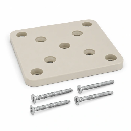 Post plate accessory for fence gate and outdoor post installation