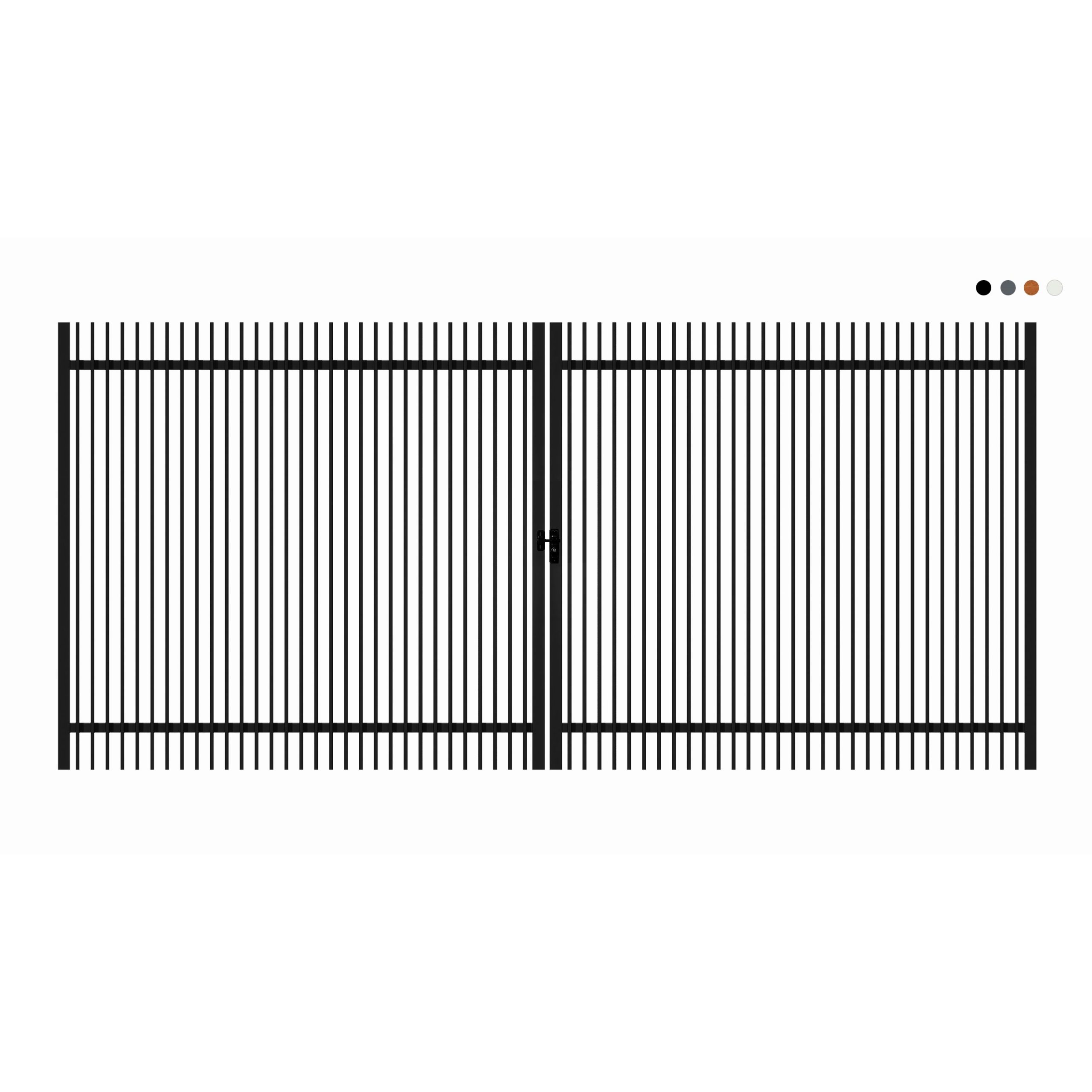 Aluminium Driveway Gate Blade Double Swing Gate - Image 10