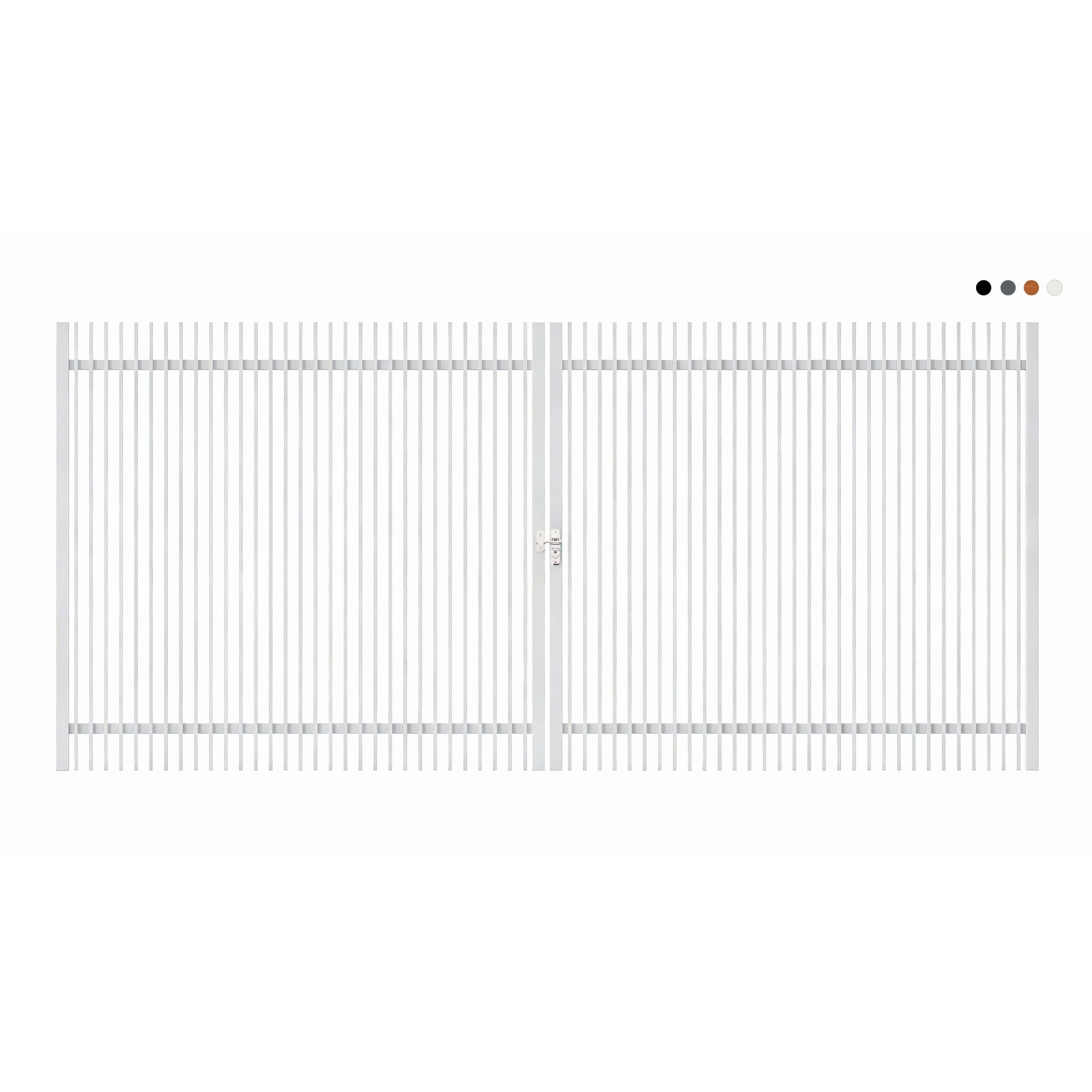 Aluminium Driveway Gate Blade Double Swing Gate - Image 8