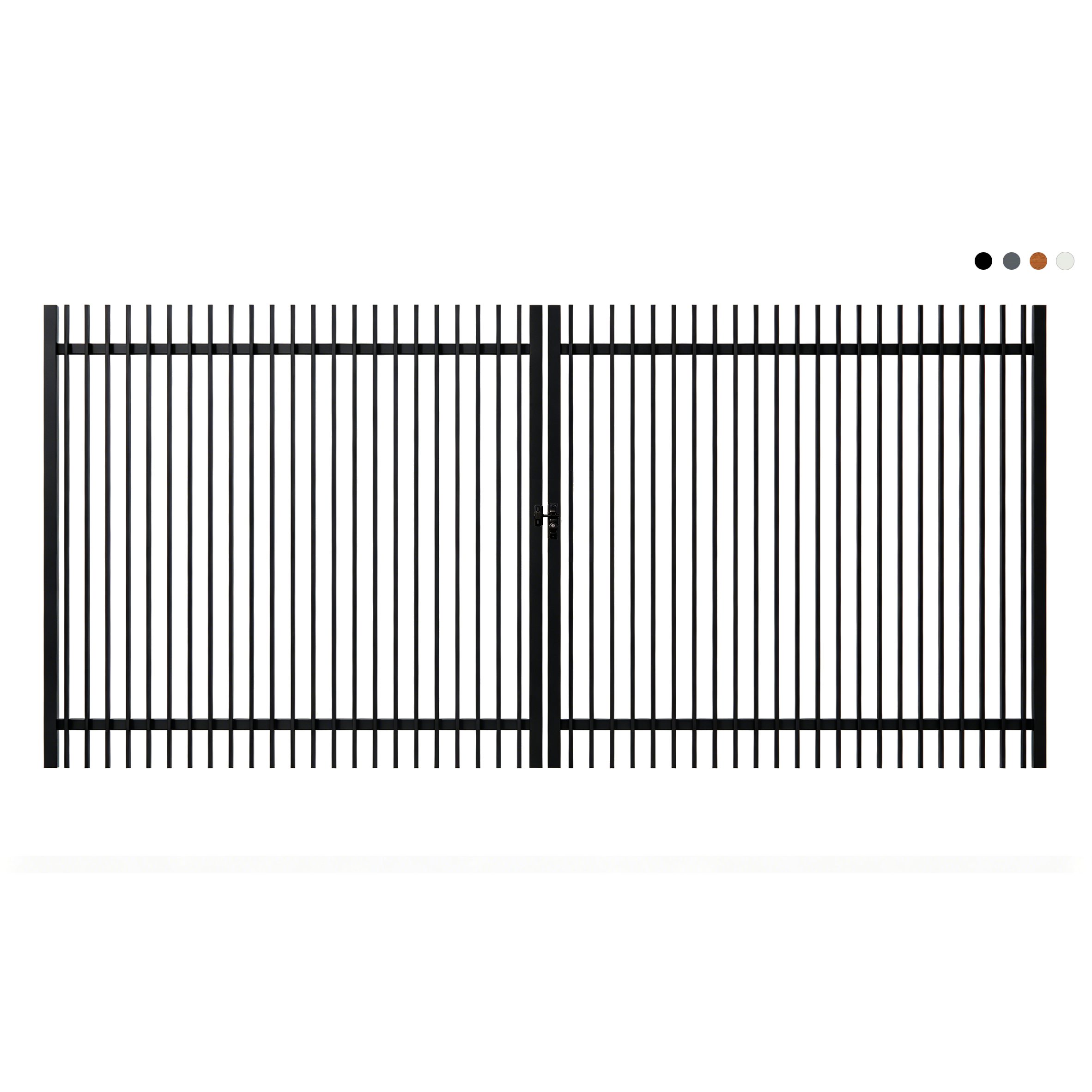 Aluminium Driveway Gate Blade Double Swing Gate - Image 4