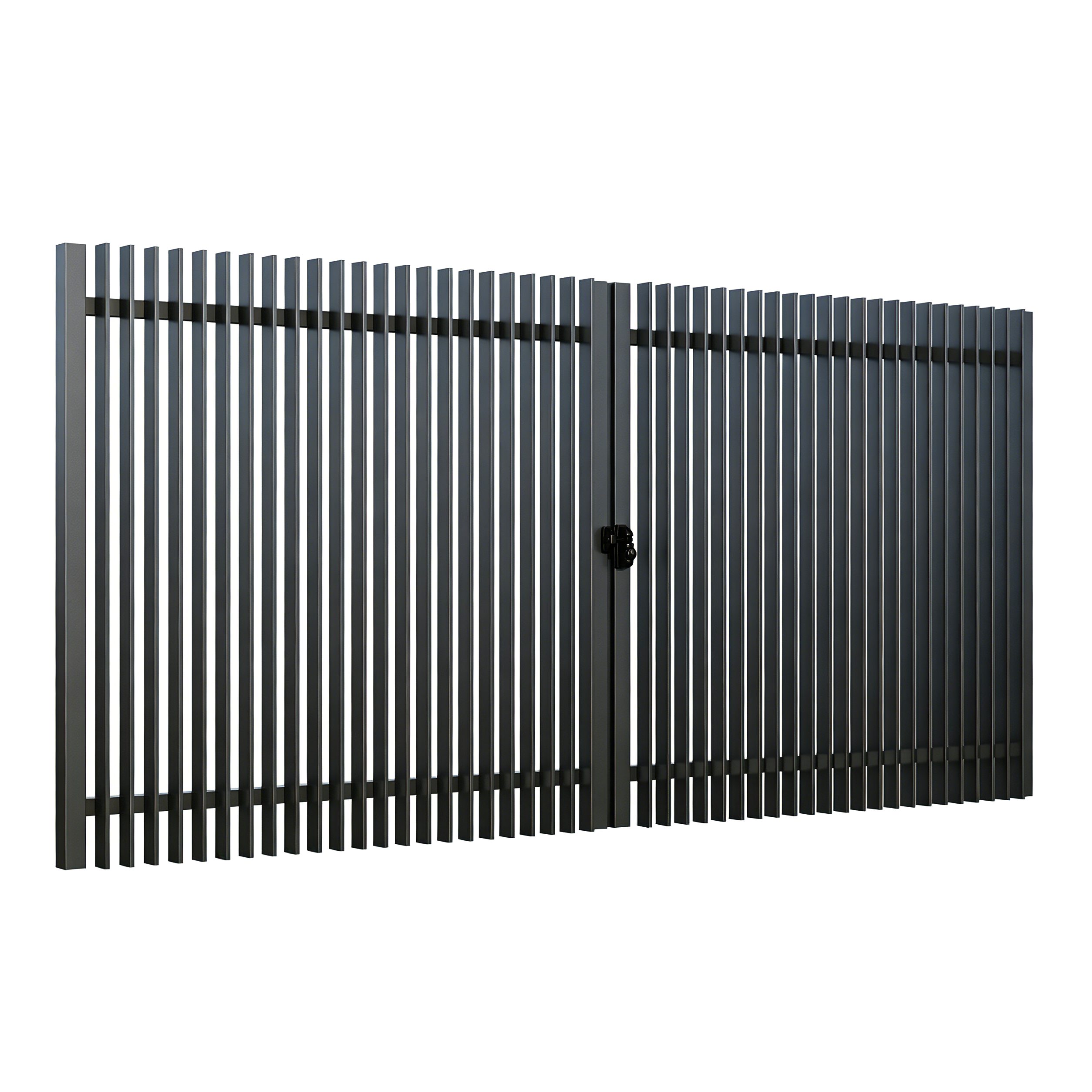 Aluminium Driveway Gate Blade Double Swing Gate - Image 5