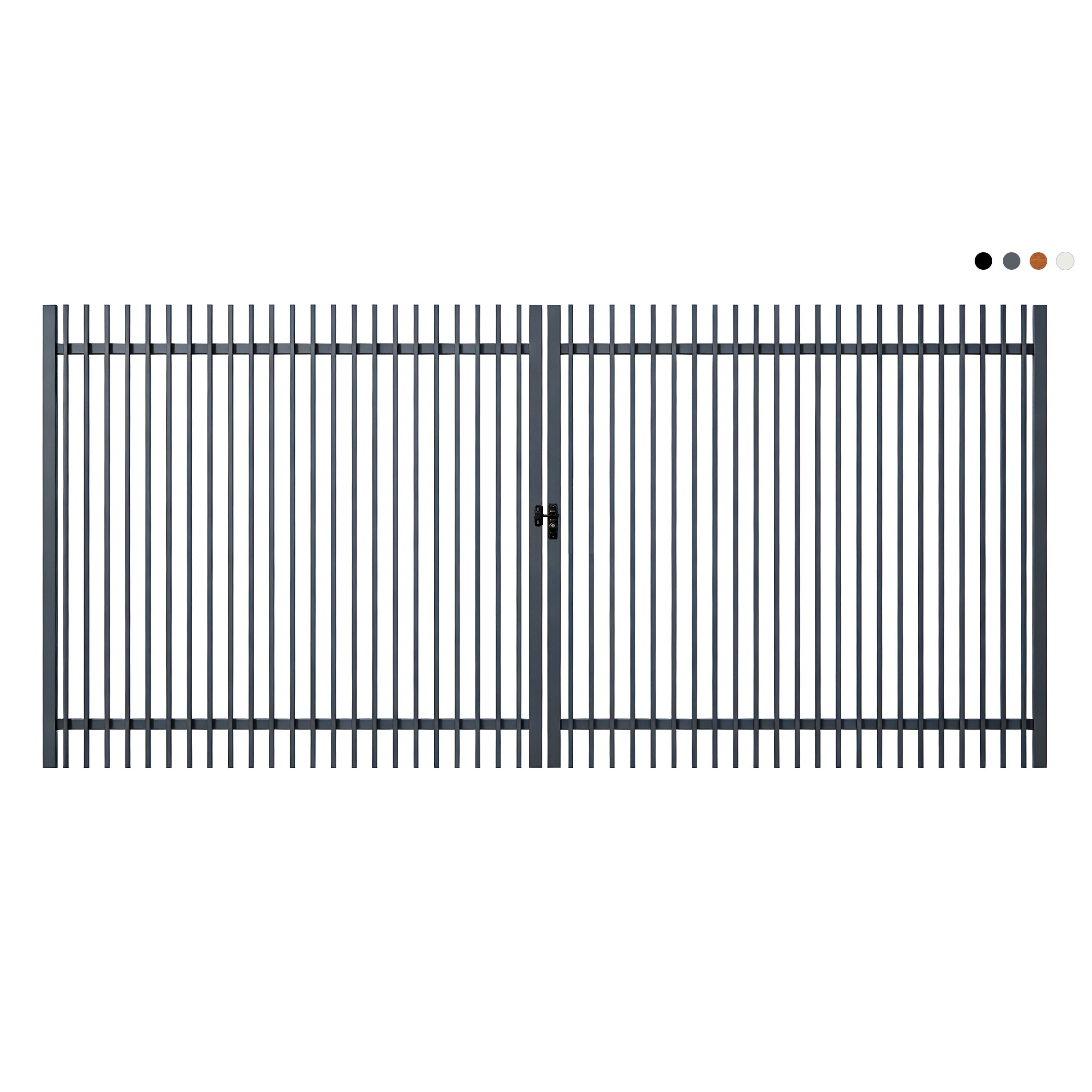 Aluminium Driveway Gate Blade Double Swing Gate - Image 6