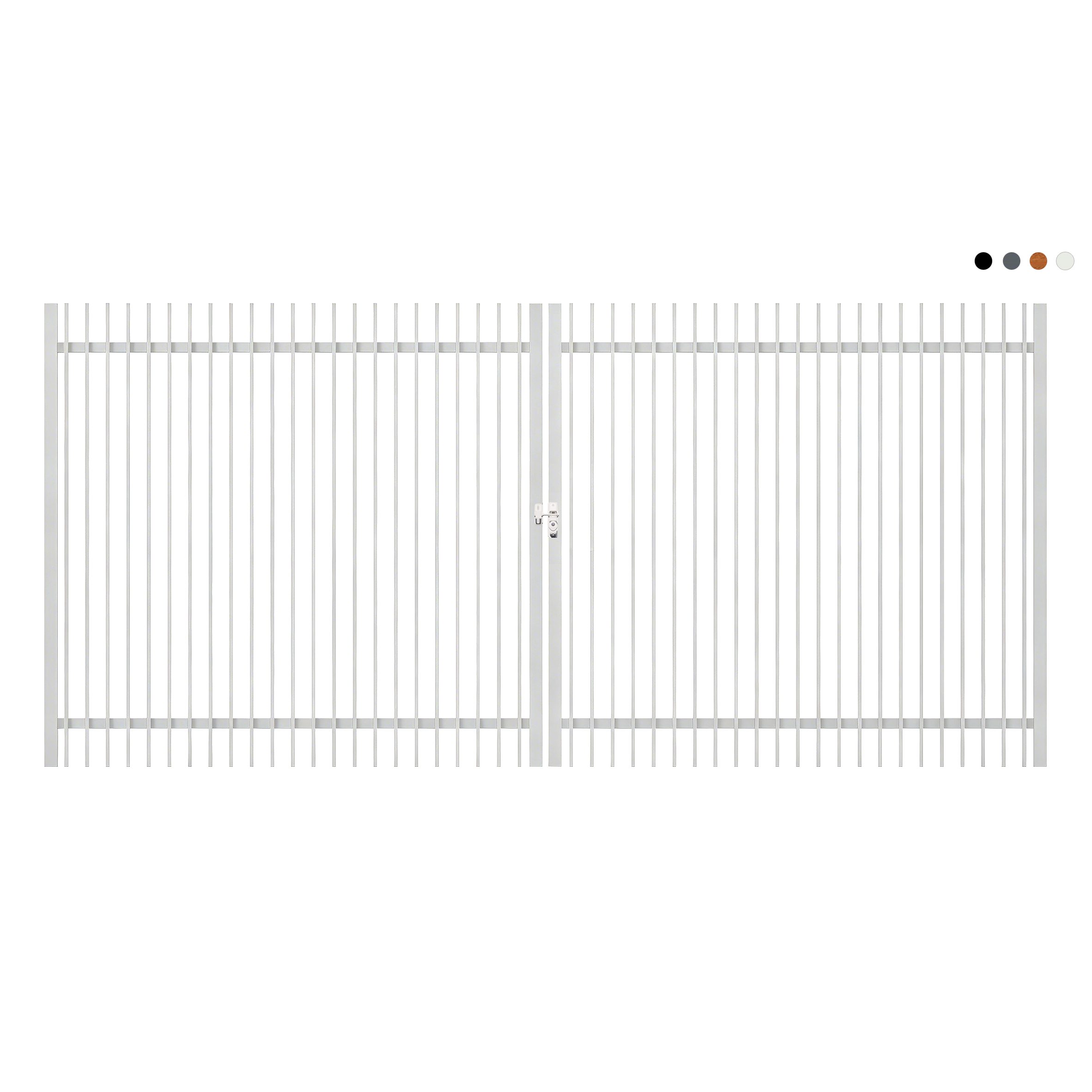 Aluminium Driveway Gate Blade Double Swing Gate - Image 2