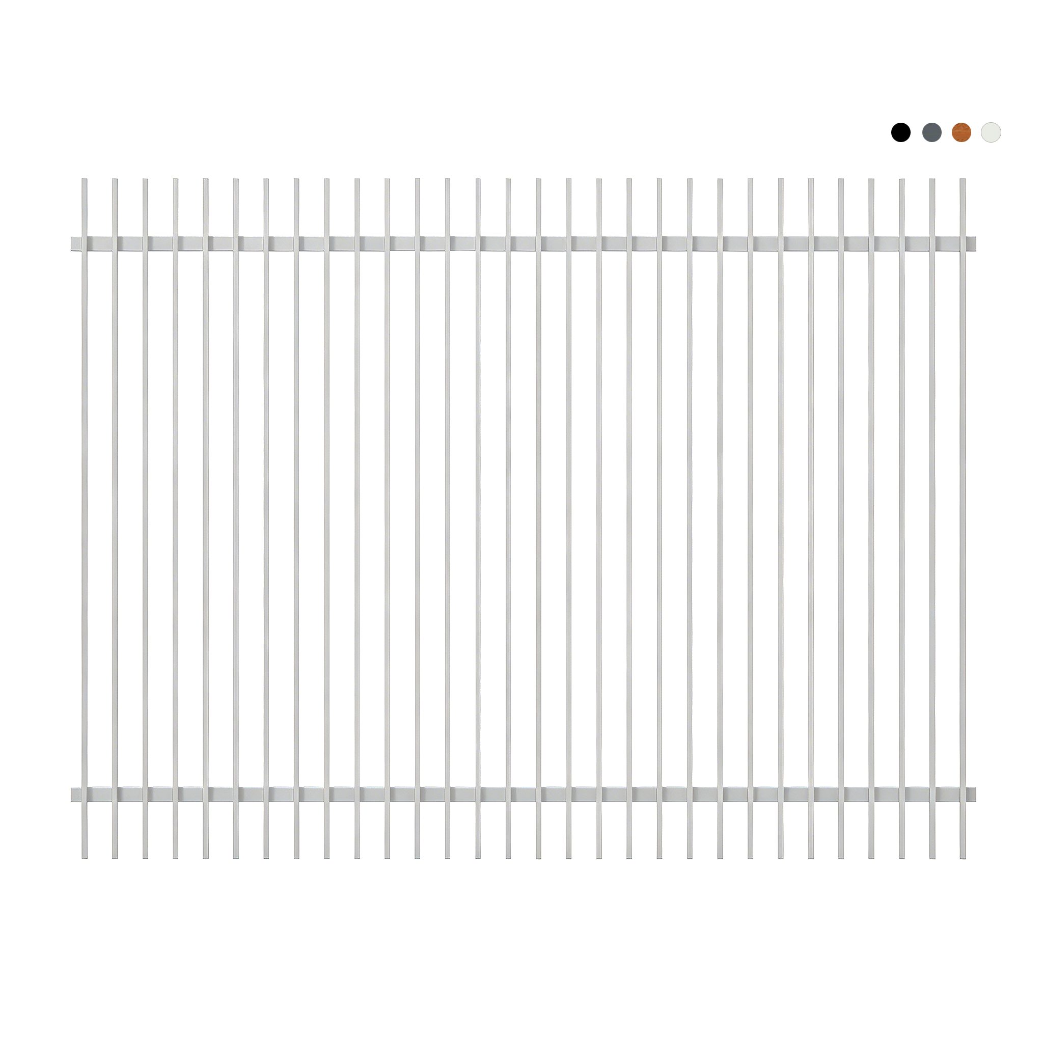 Aluminium Blade Fence Panel - Image 2