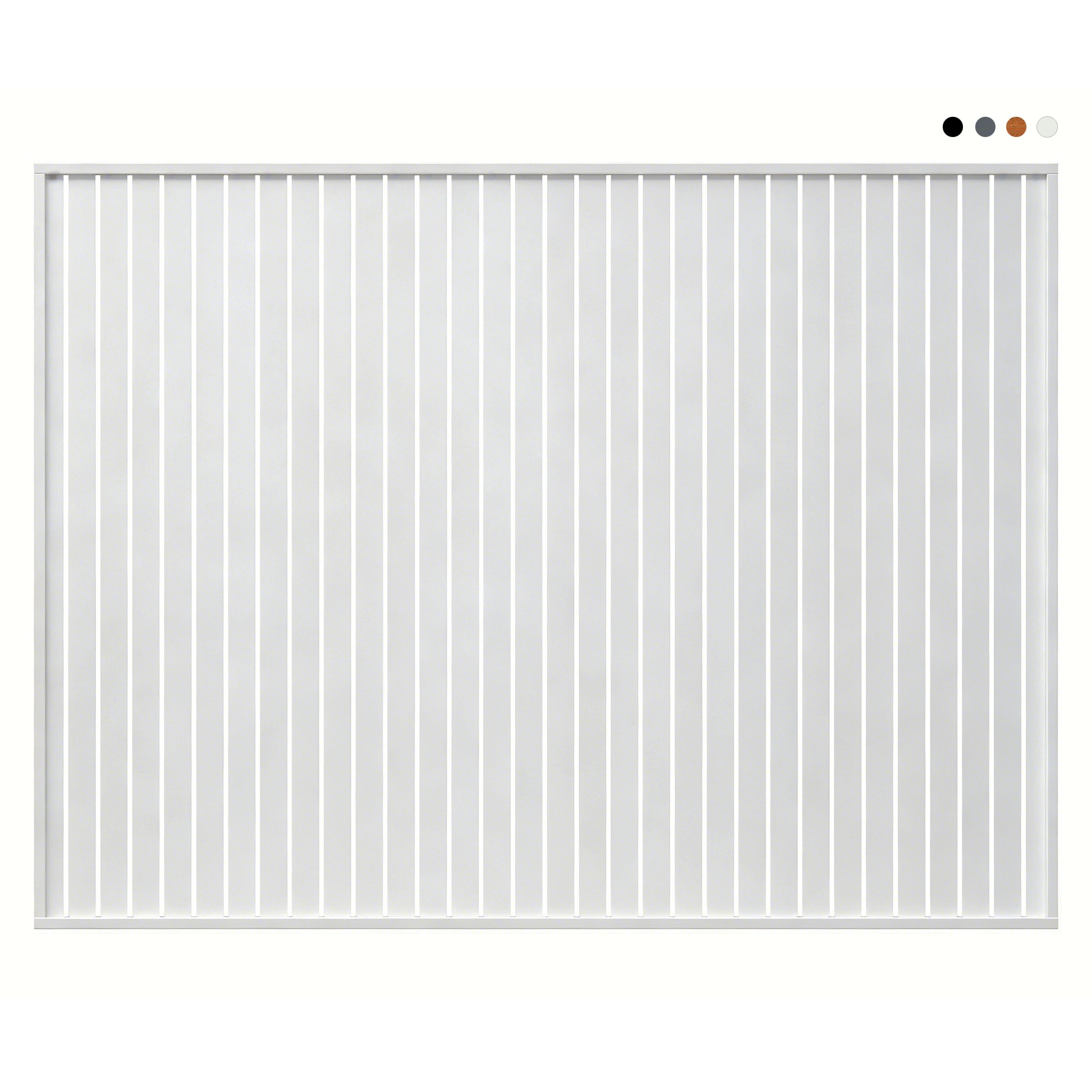 Aluminium Vertical Slat Privacy Screen Fence Panel