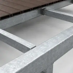 50x50x2mm Hot-Dip Galvanized Steel Tube Decking Frame